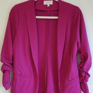 Skies Are Blue Fuchsia Blazer